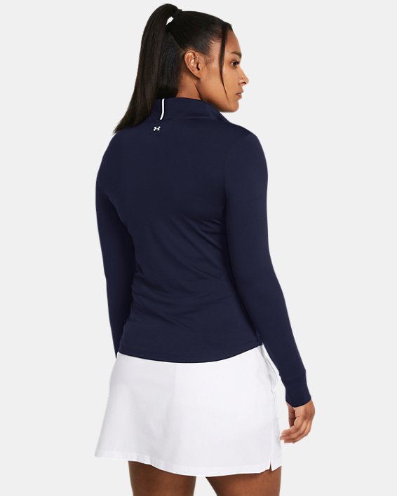 Women's UA Playoff ¼ Zip in Blue image number 1